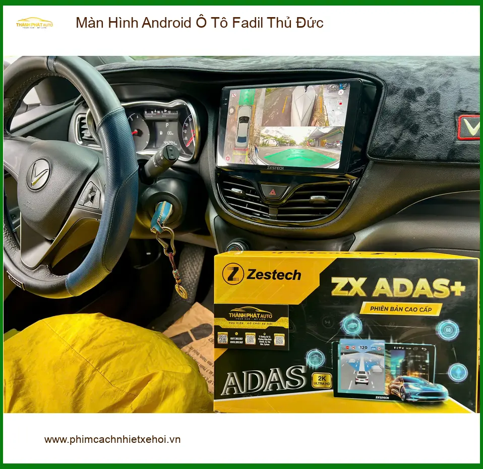 Chị Mai lắp Màn Hình Android cho Fadil tại Thủ Đức sau khi màn zin hỏng ảnh thực tế 2