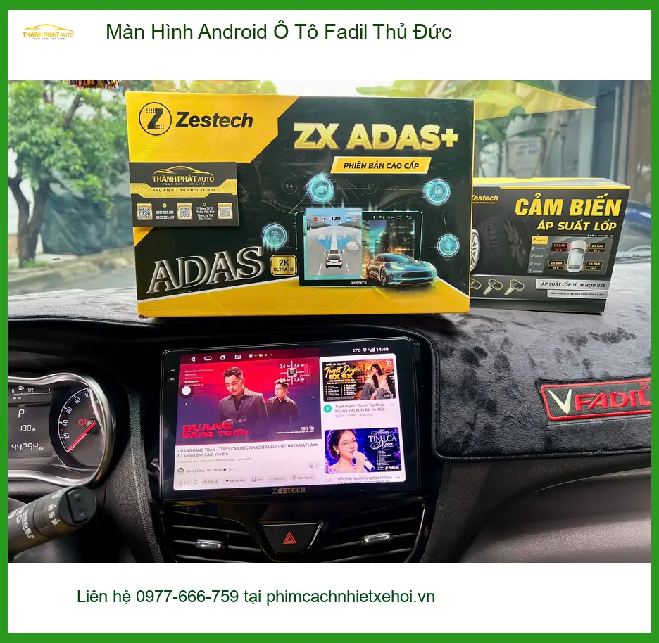 Chị Mai lắp Màn Hình Android cho Fadil tại Thủ Đức sau khi màn zin hỏng ảnh thực tế 5