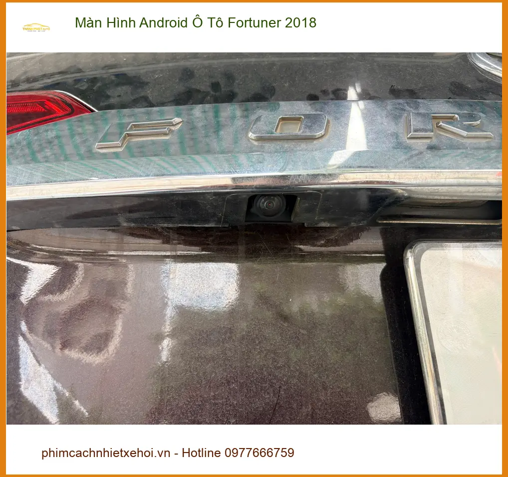 Anh Quang lắp Màn Hình Android Ô Tô Fortuner 2018 tại Thủ Đức tiện nghi hơn ảnh thực tế 2