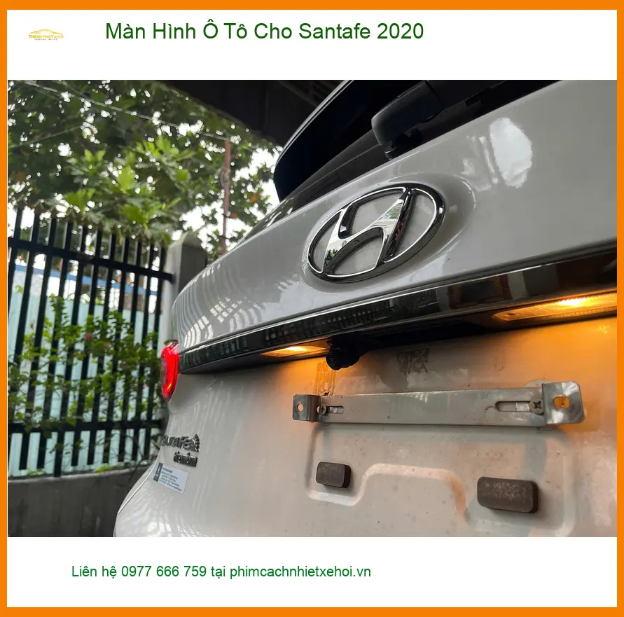 Anh Bảo lắp Màn Hình Ô Tô cho Santafe 2020 ở Quận 12 sau khi màn zin bị đơ ảnh thực tế 2