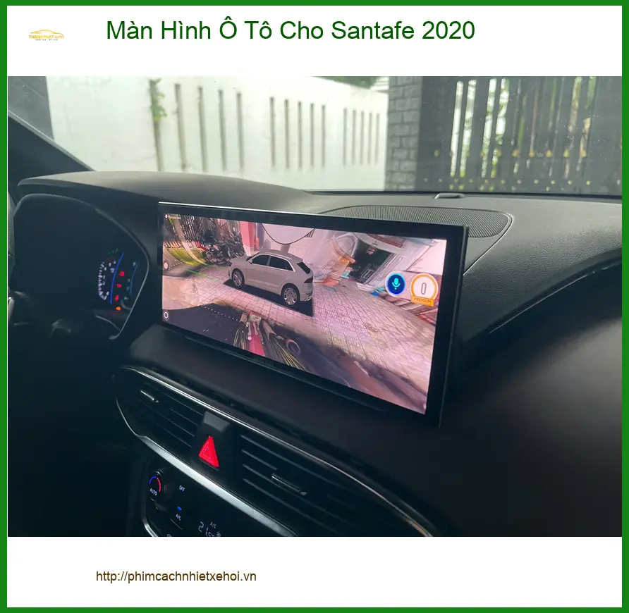 Anh Bảo lắp Màn Hình Ô Tô cho Santafe 2020 ở Quận 12 sau khi màn zin bị đơ ảnh thực tế 3
