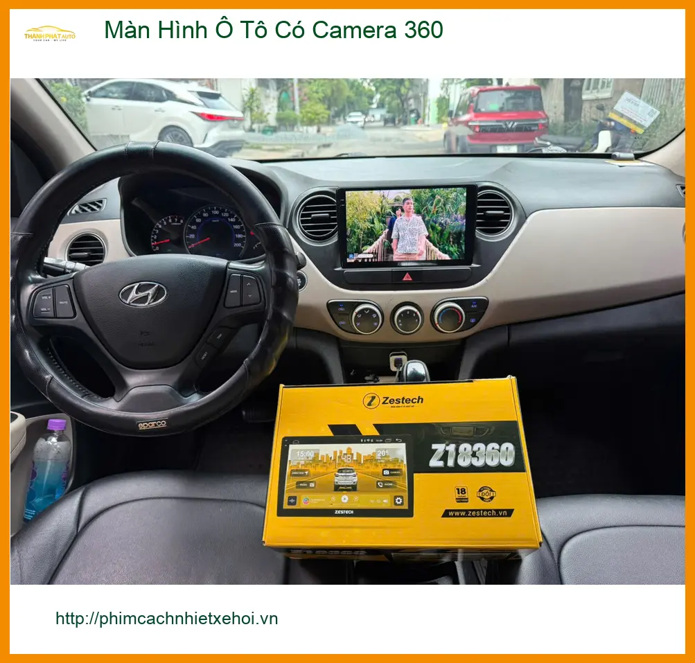 Cô Lan Anh lắp Màn Hình Ô Tô Có Camera 360 cho Honda CRV tại Thủ Đức ảnh thực tế 2