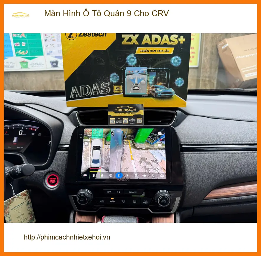 Anh Cường lắp màn hình ô tô thông minh cho CRV tại Quận 9 để lái xe tiện nghi hơn ảnh thực tế 3