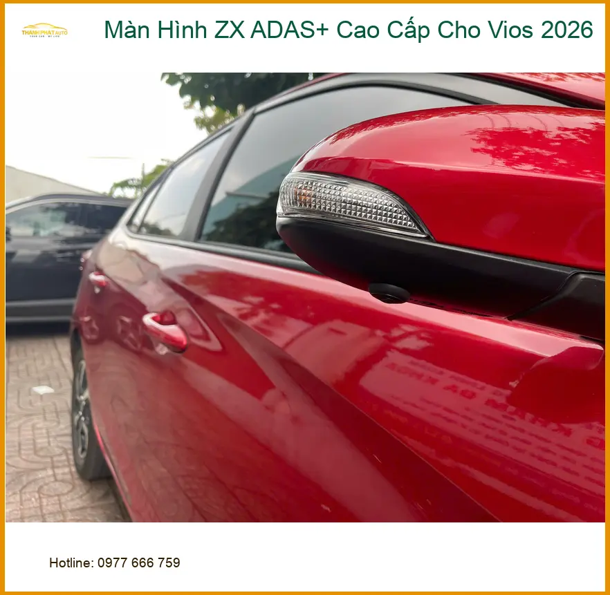 Anh Minh lắp Màn Hình ZX ADAS+ Cao Cấp cho Vios 2026 tại Quận 9 để lái xe an toàn hơn ảnh thực tế 2