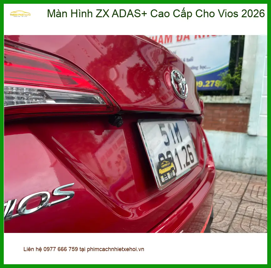 Anh Minh lắp Màn Hình ZX ADAS+ Cao Cấp cho Vios 2026 tại Quận 9 để lái xe an toàn hơn ảnh thực tế 3