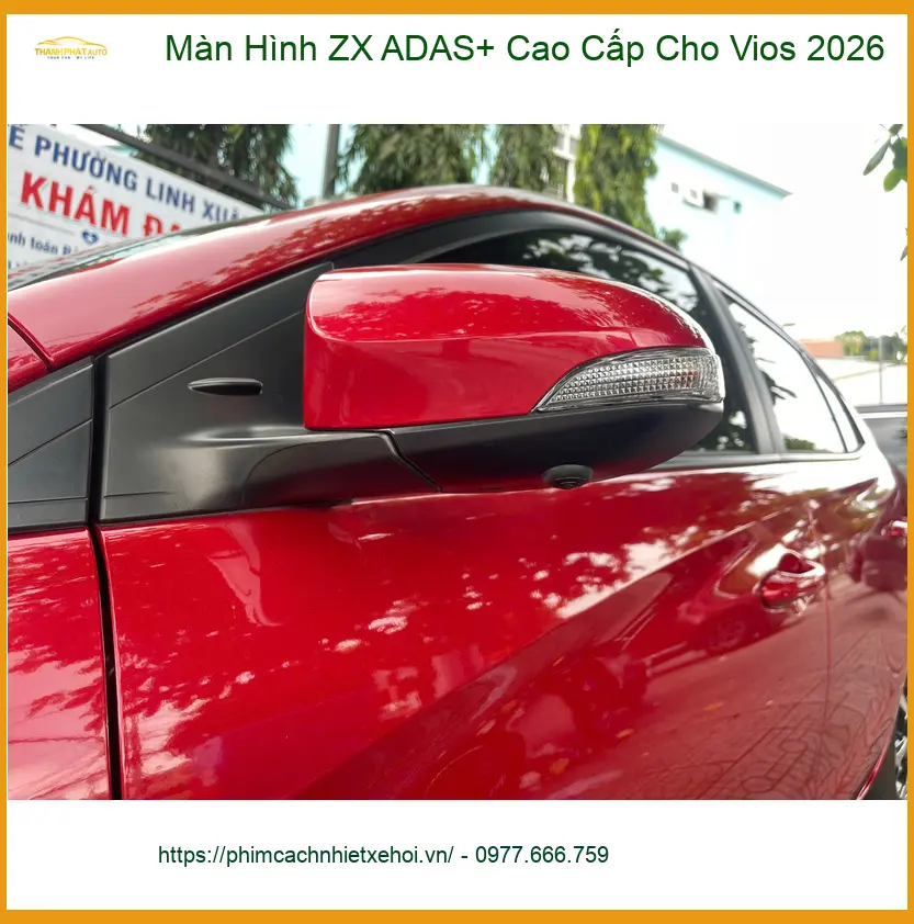Anh Minh lắp Màn Hình ZX ADAS+ Cao Cấp cho Vios 2026 tại Quận 9 để lái xe an toàn hơn ảnh thực tế 4