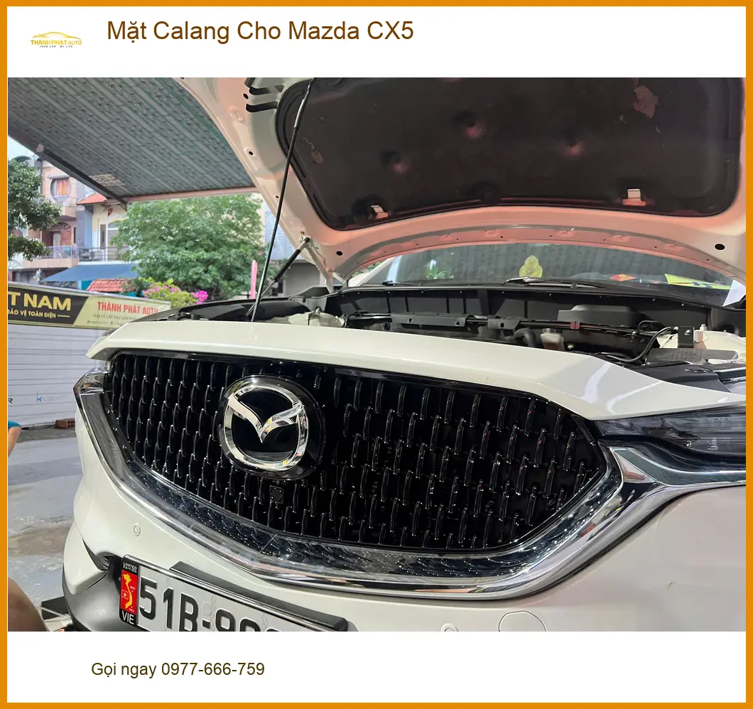 Chị Thảo độ Mặt Calang Cho Mazda CX5 tại Quận Thủ Đức để xe trông cá tính hơn ảnh thực tế 3