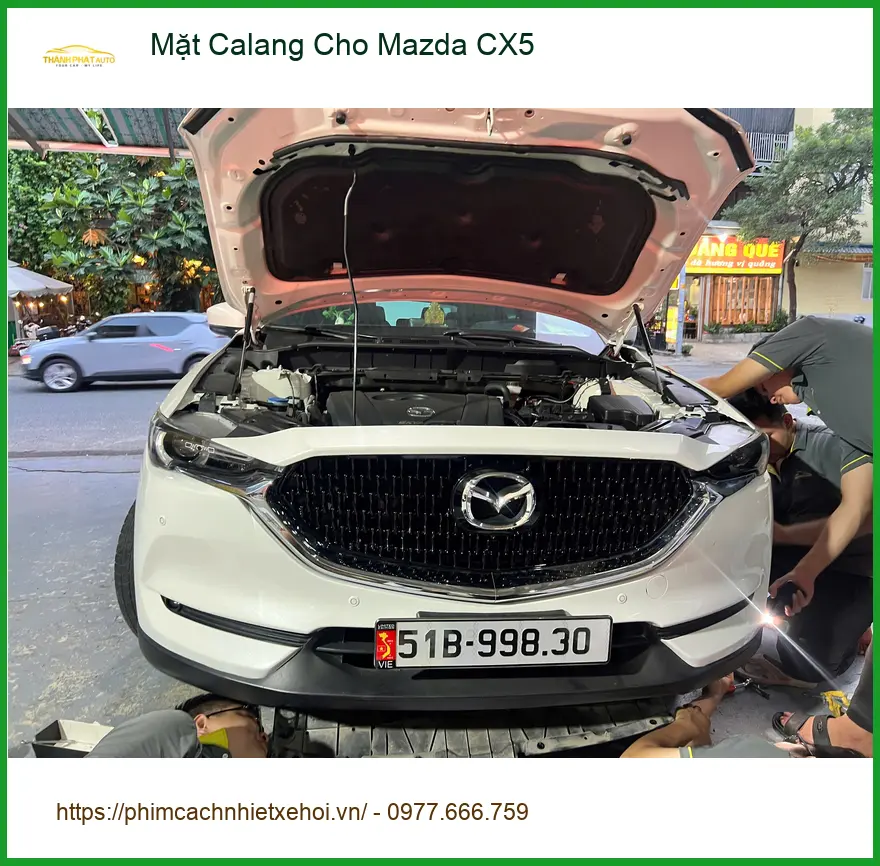 Chị Thảo độ Mặt Calang Cho Mazda CX5 tại Quận Thủ Đức để xe trông cá tính hơn ảnh thực tế 4