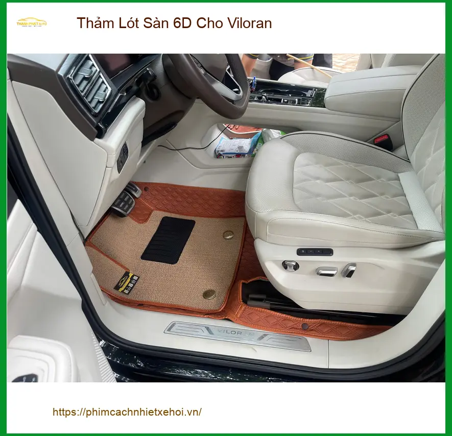 Anh Cường lắp Thảm Lót Sàn 6D cho Viloran tại Quận 9 để dễ vệ sinh