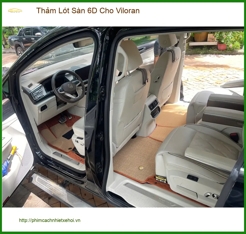 Anh Cường lắp Thảm Lót Sàn 6D cho Viloran tại Quận 9 để dễ vệ sinh ảnh thực tế 3