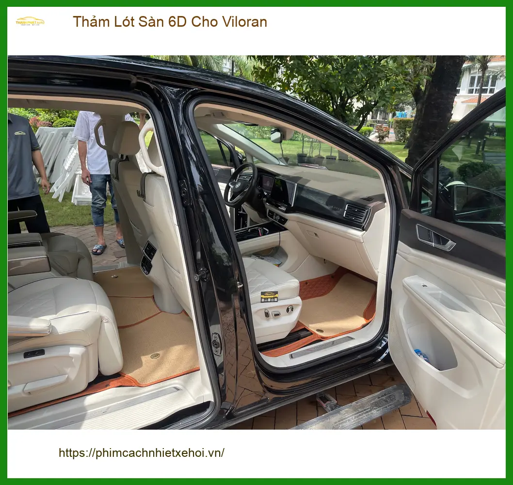 Anh Cường lắp Thảm Lót Sàn 6D cho Viloran tại Quận 9 để dễ vệ sinh ảnh thực tế 4