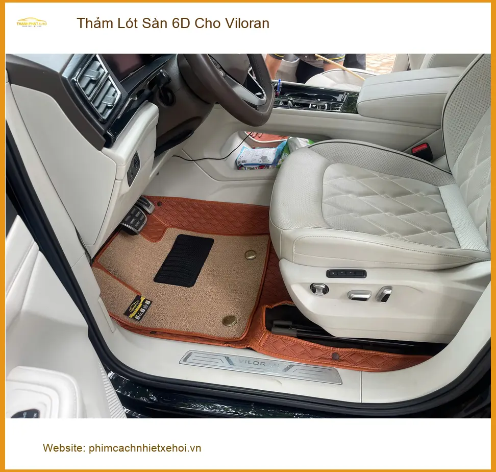 Anh Cường lắp Thảm Lót Sàn 6D cho Viloran tại Quận 9 để dễ vệ sinh ảnh thực tế 5