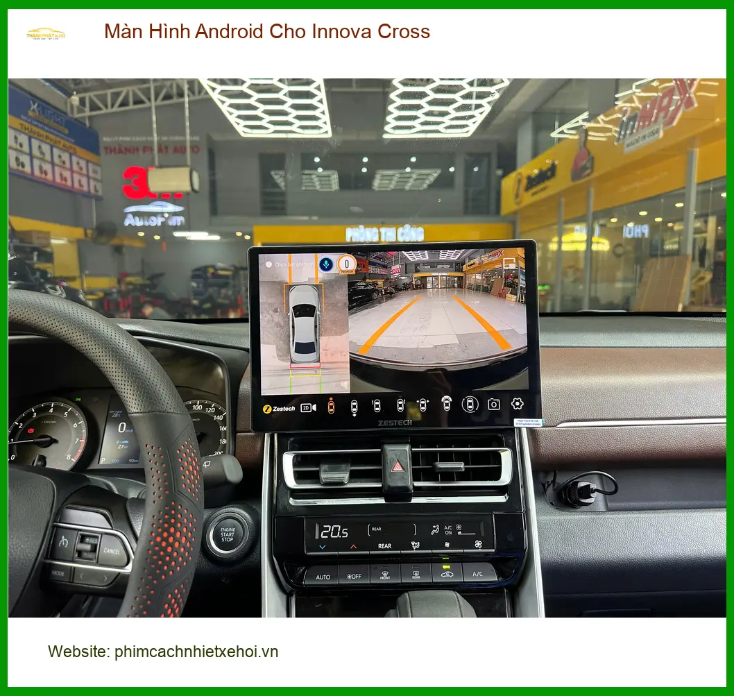 Anh Tùng lắp Màn Hình Android Cho Innova Cross tại Quận 9
