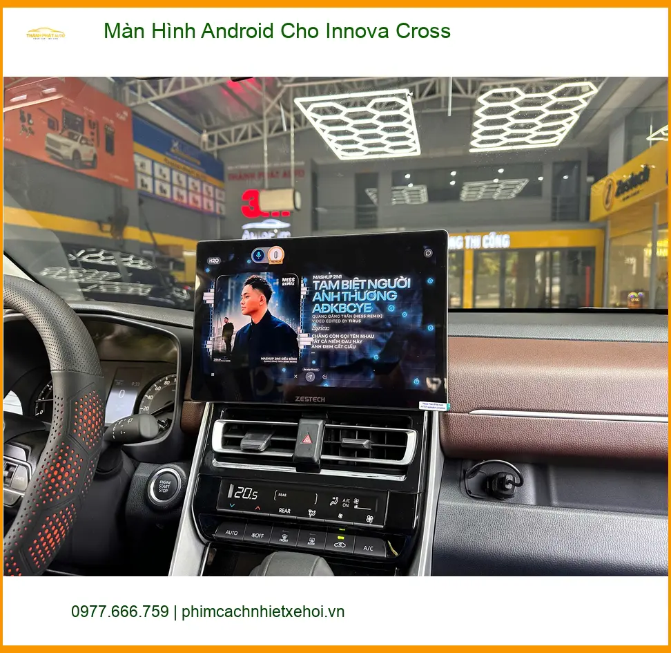 Anh Tùng lắp Màn Hình Android Cho Innova Cross tại Quận 9 ảnh thực tế 4
